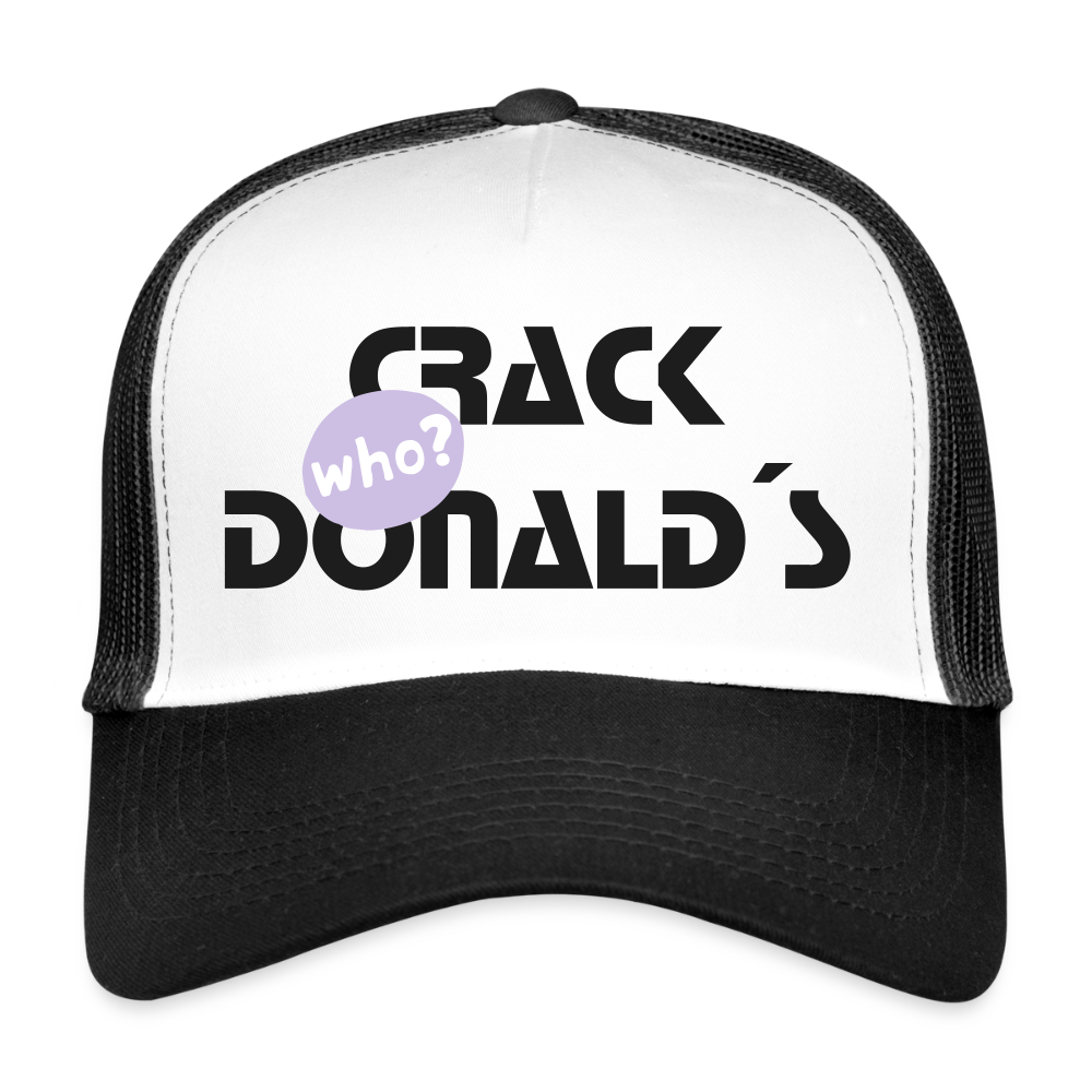 MESHCAP - UNISEX - DTC WHO?_01CRACK - white/black