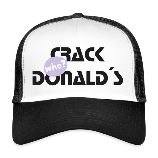 MESHCAP - UNISEX - DTC WHO?_01CRACK - white/black