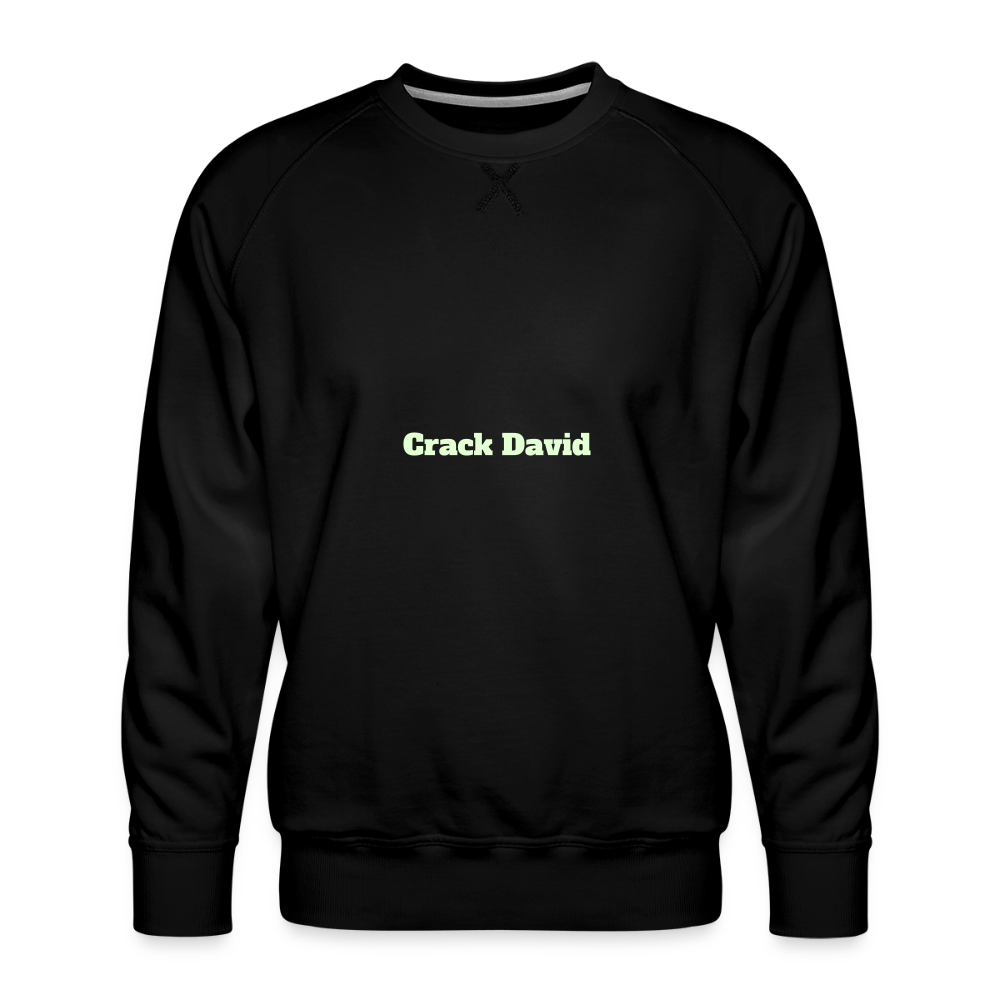 M.P. Sweatshirt - DTG - 02CrackDavid - black