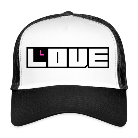 MeshCap - USC - "LOVE" - white/black