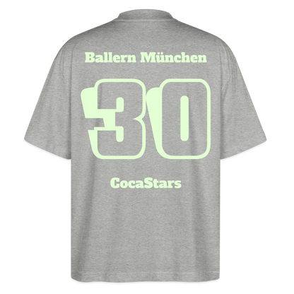 T-Shirt OS 200 g/m² - DTC - GLOWY_30MÜNCHEN - heather grey