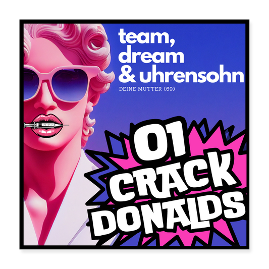 POSTER ART SMALL - 01CRACK - white