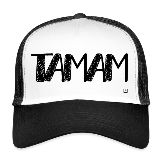 MESHCAP TAMAM - white/black
