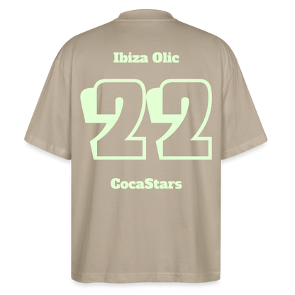 T-Shirt OS 200 g/m² - DTC - GLOWY_22IBIZA - stone