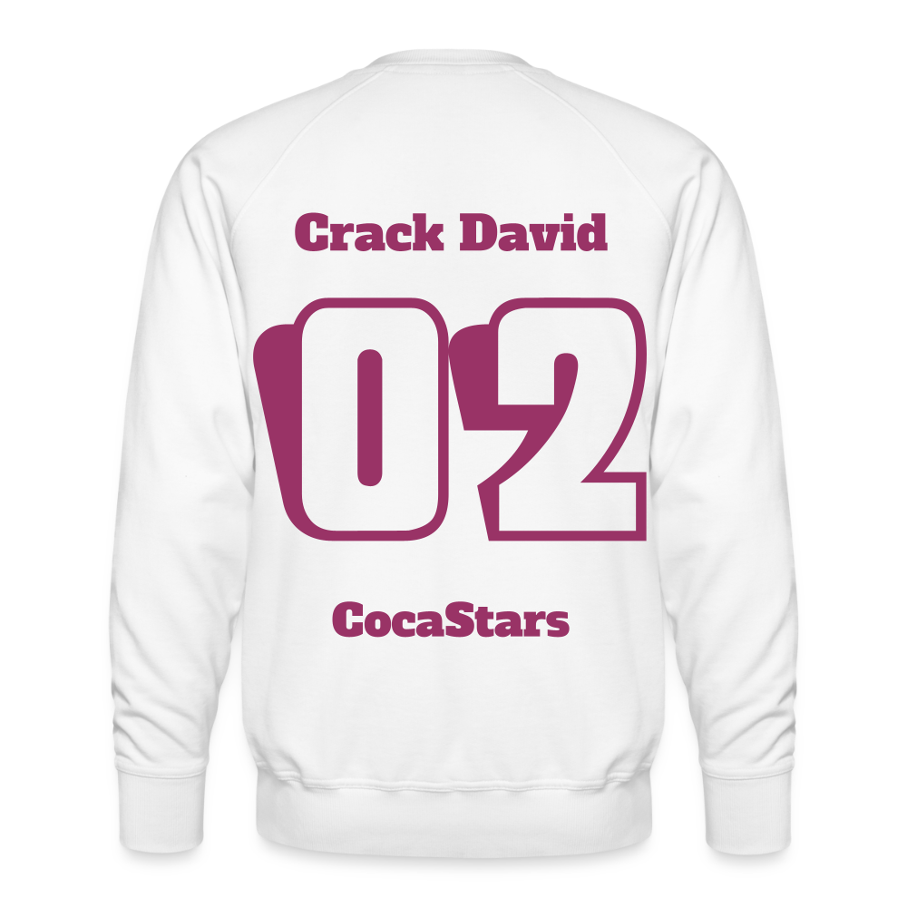 M.P. Sweatshirt - DTR - 02CRACKDAVID02 - white