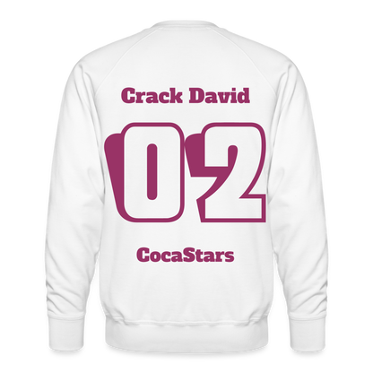 M.P. Sweatshirt - DTR - 02CRACKDAVID02 - white