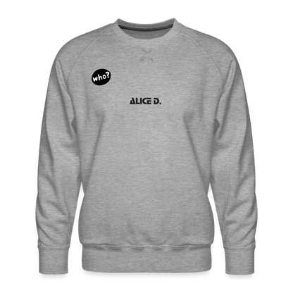 Men’s Premium Sweatshirt - DTW - 24_ALICE_D_24 - heather grey