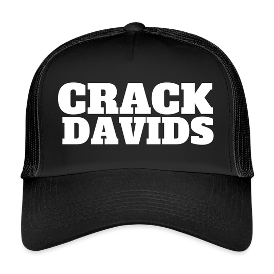 MESHCAP DT_W/DAVIDS - black/black