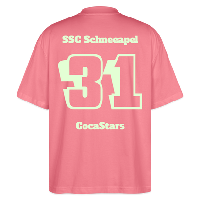 T-Shirt OS 200 g/m² - DTC - GLOWY_31SCHNEEAPEL - pink joy 