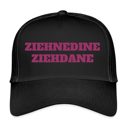 MESHCAP - UNISEX - DTC CHERRY_11ZIEHNEDINE - black/black