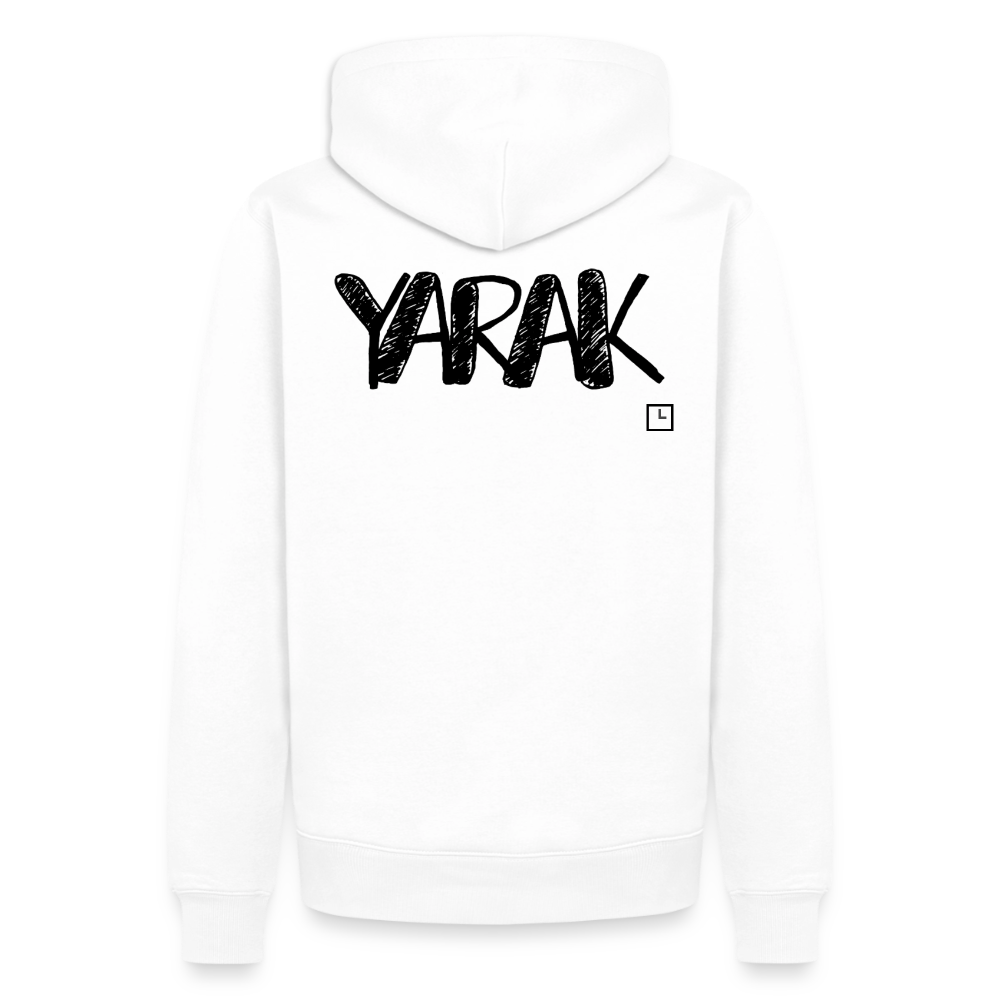 HOODIE YARAK - white