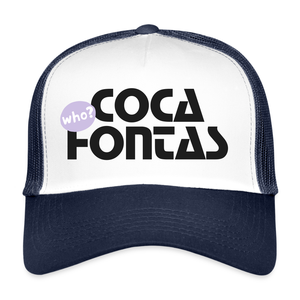 MESHCAP - UNISEX - DTC WHO?_03HONTAS - white/navy