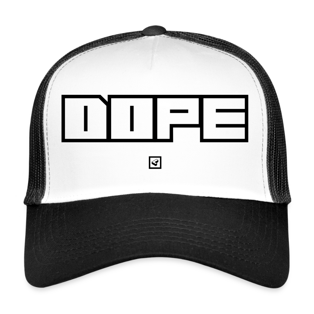 MESHCAP US_DOPE - white/black