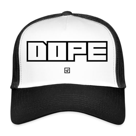 MESHCAP US_DOPE - white/black