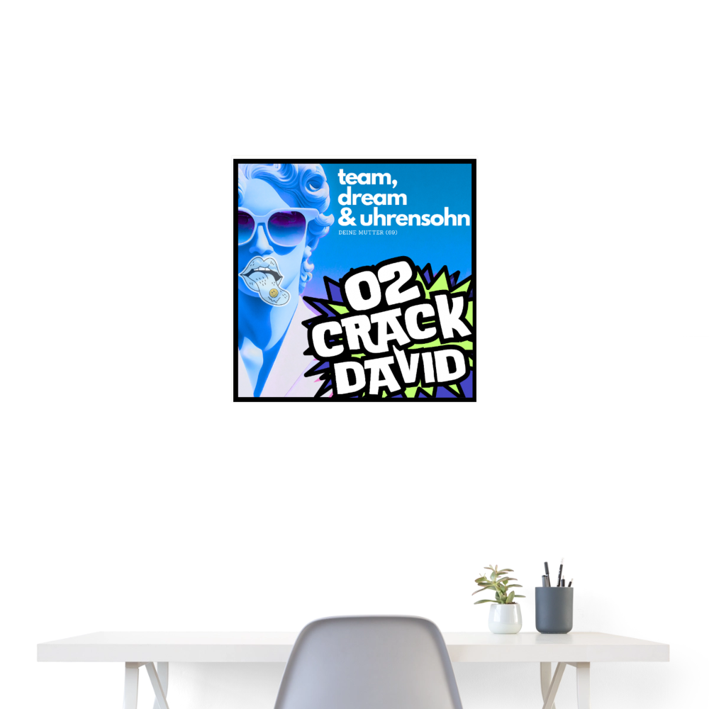 POSTER ART BIG - 02DAVID - white