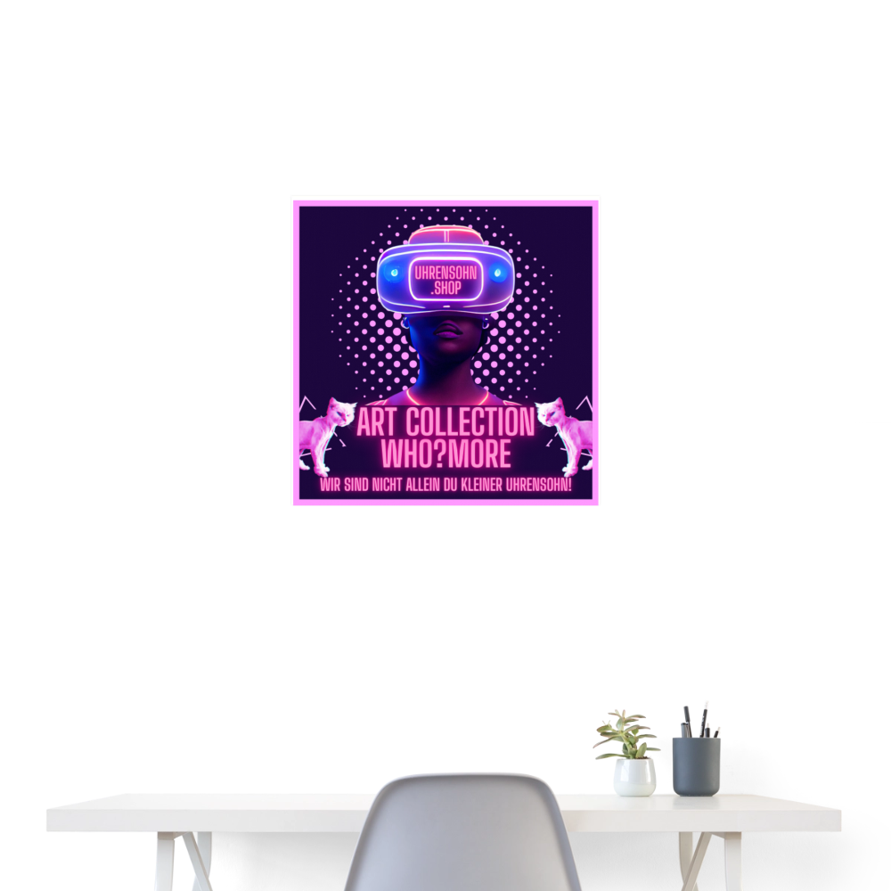POSTER ART BIG - WHO?MORE X USS - white