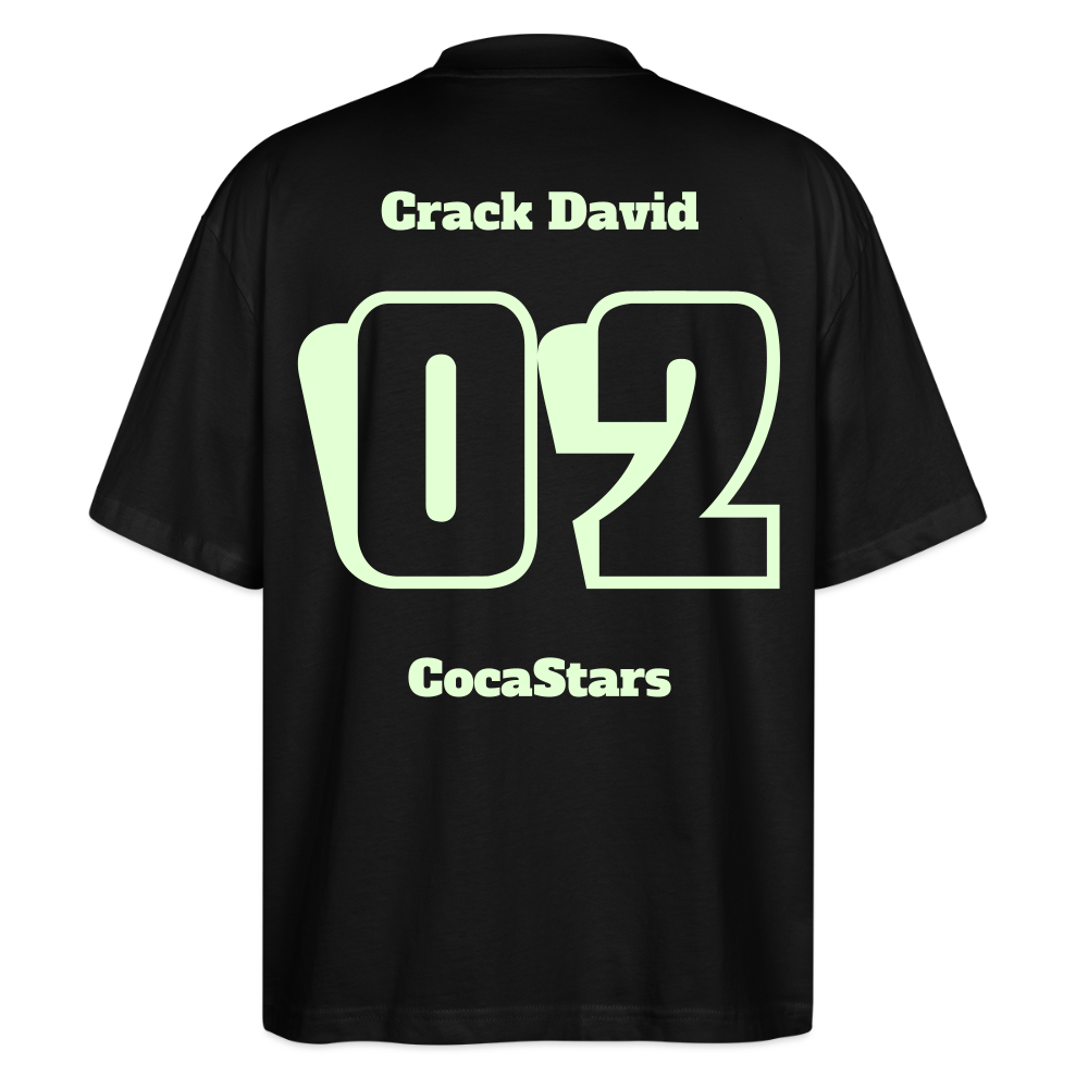 T-Shirt OS 200 g/m² - DTC - GLOWY_02DAVID - black