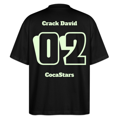 T-Shirt OS 200 g/m² - DTC - GLOWY_02DAVID - black