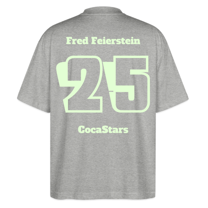 T-Shirt OS 200 g/m² - DTC - GLOWY_25FRED - heather grey