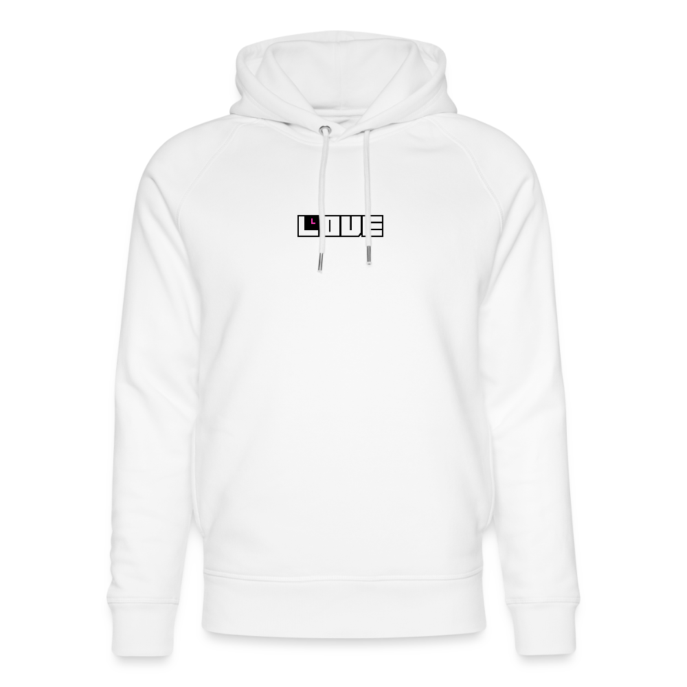 Unisex Organic Hoodie 300 g/m² - USC_LOVE - white