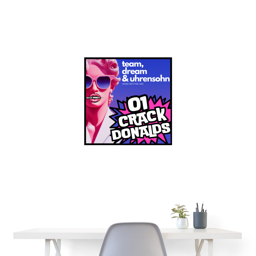 POSTER ART BIG - 01CRACK - white