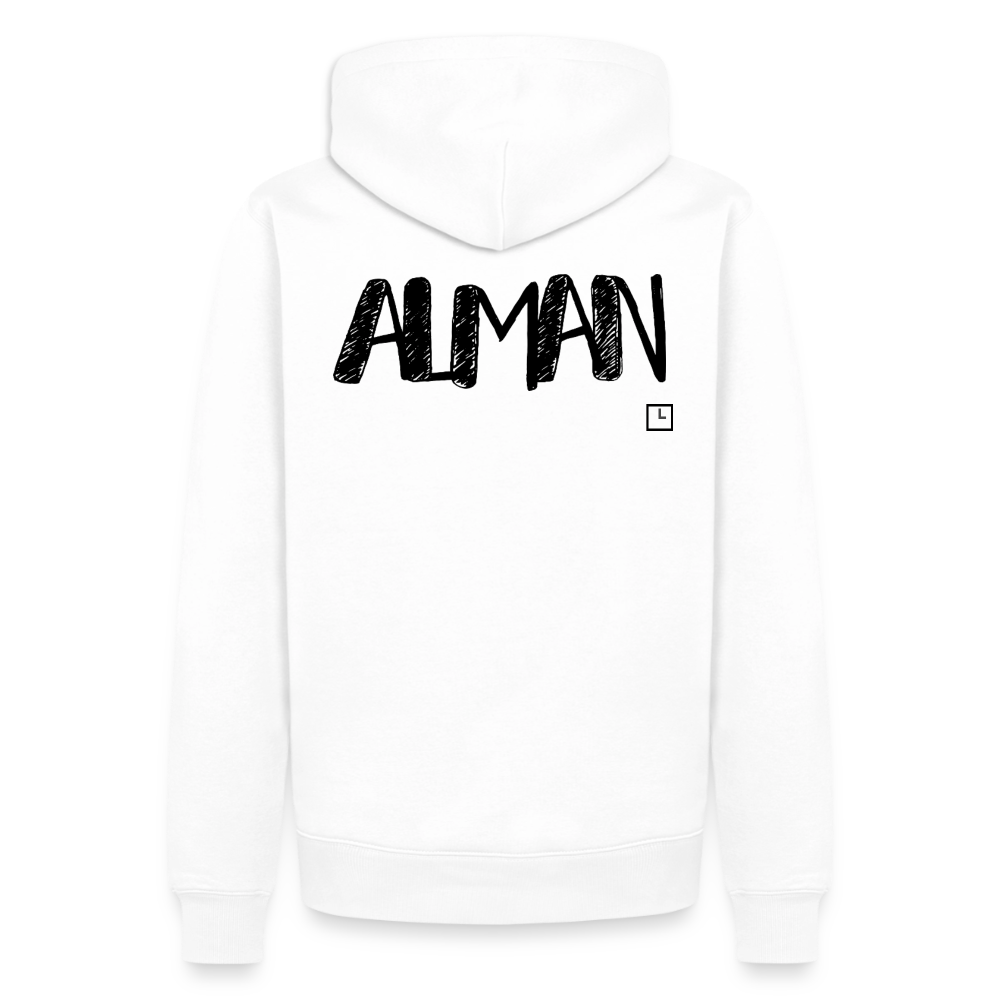 HOODIE ALMAN - white