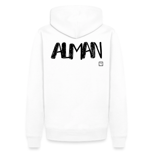HOODIE ALMAN - white