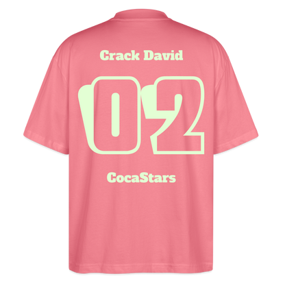 T-Shirt OS 200 g/m² - DTC - GLOWY_02DAVID - pink joy 