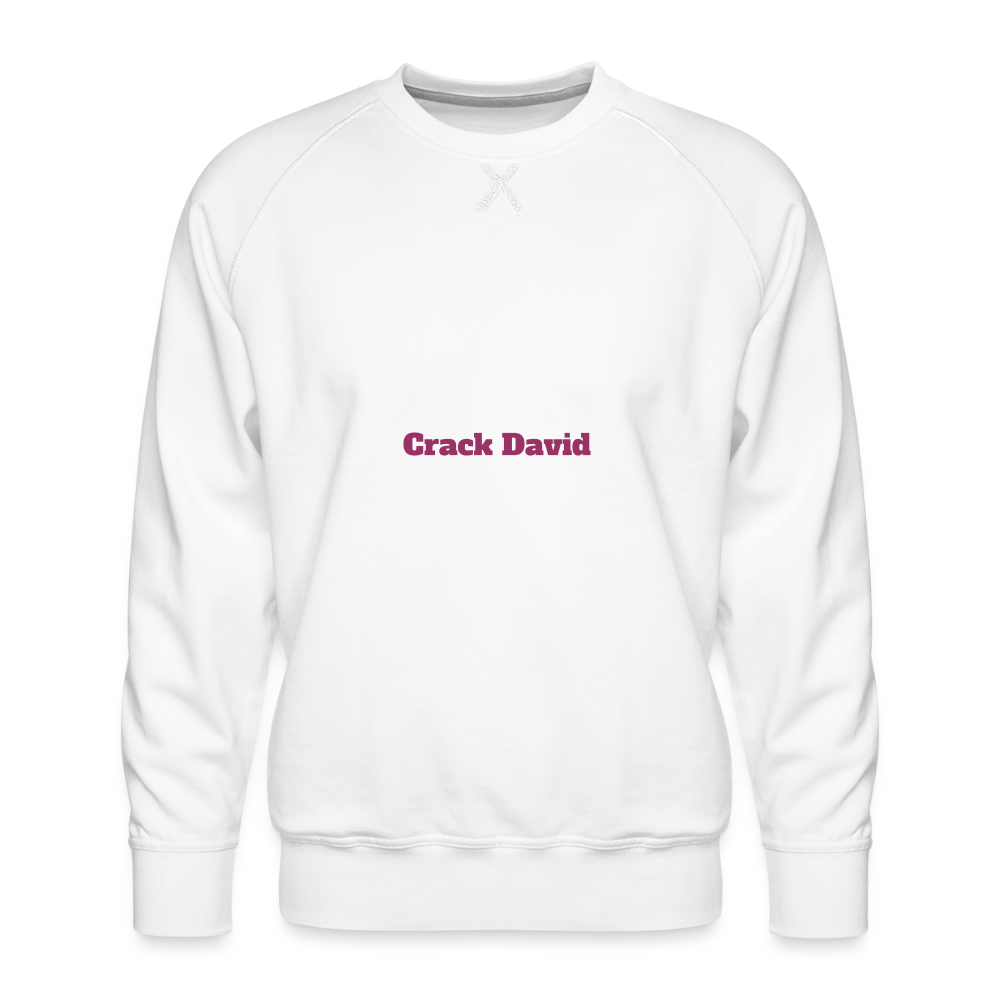 M.P. Sweatshirt - DTR - 02CRACKDAVID02 - white