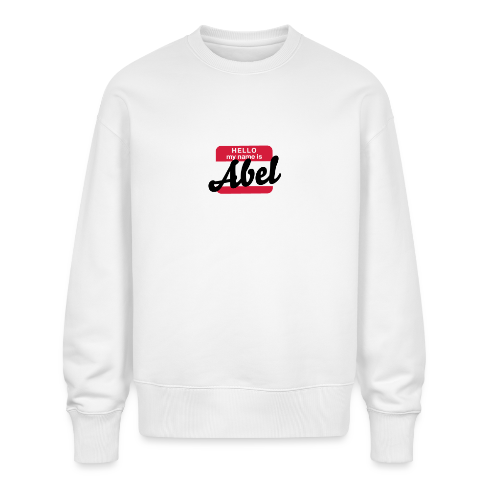 Sweatshirt OS 350 g/m² NAME - BRUDI_ABEL - white