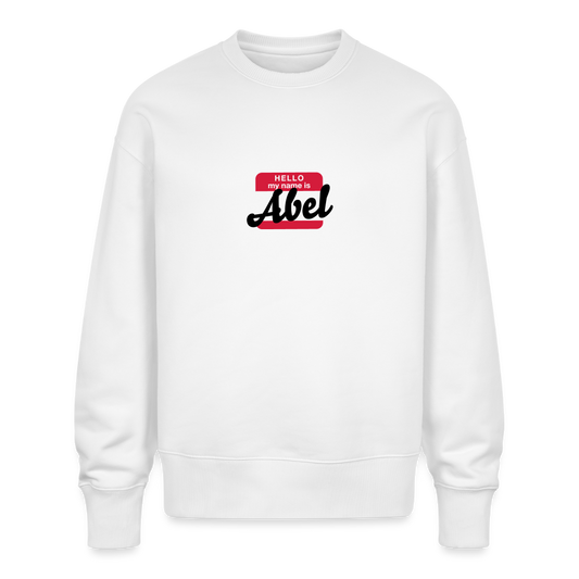 Sweatshirt OS 350 g/m² NAME - BRUDI_ABEL - white
