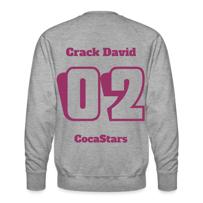 M.P. Sweatshirt - DTR - 02CRACKDAVID02 - heather grey