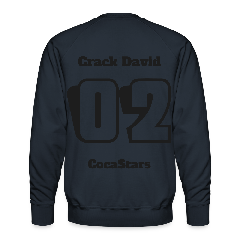 M.P. Sweatshirt - DT - 02CrackDavid - navy