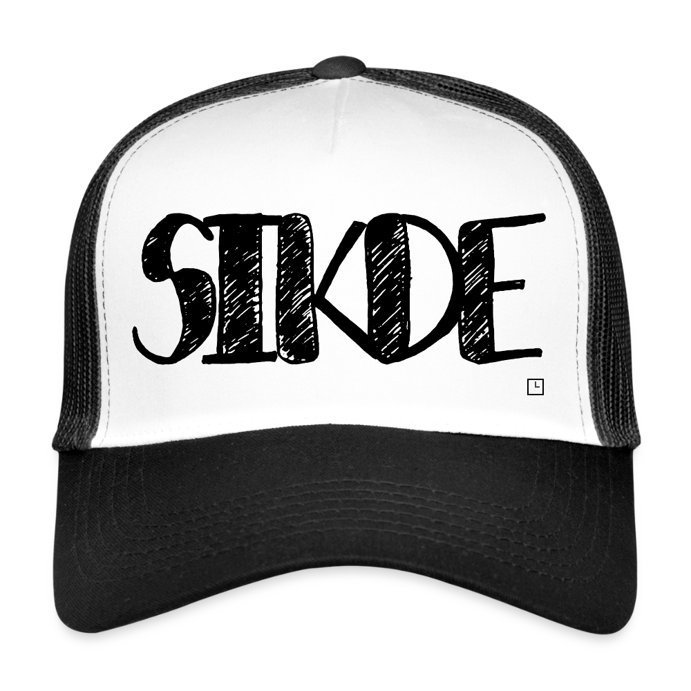MESHCAP SIKDE - white/black