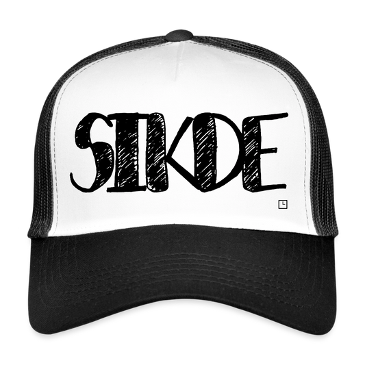 MESHCAP SIKDE - white/black