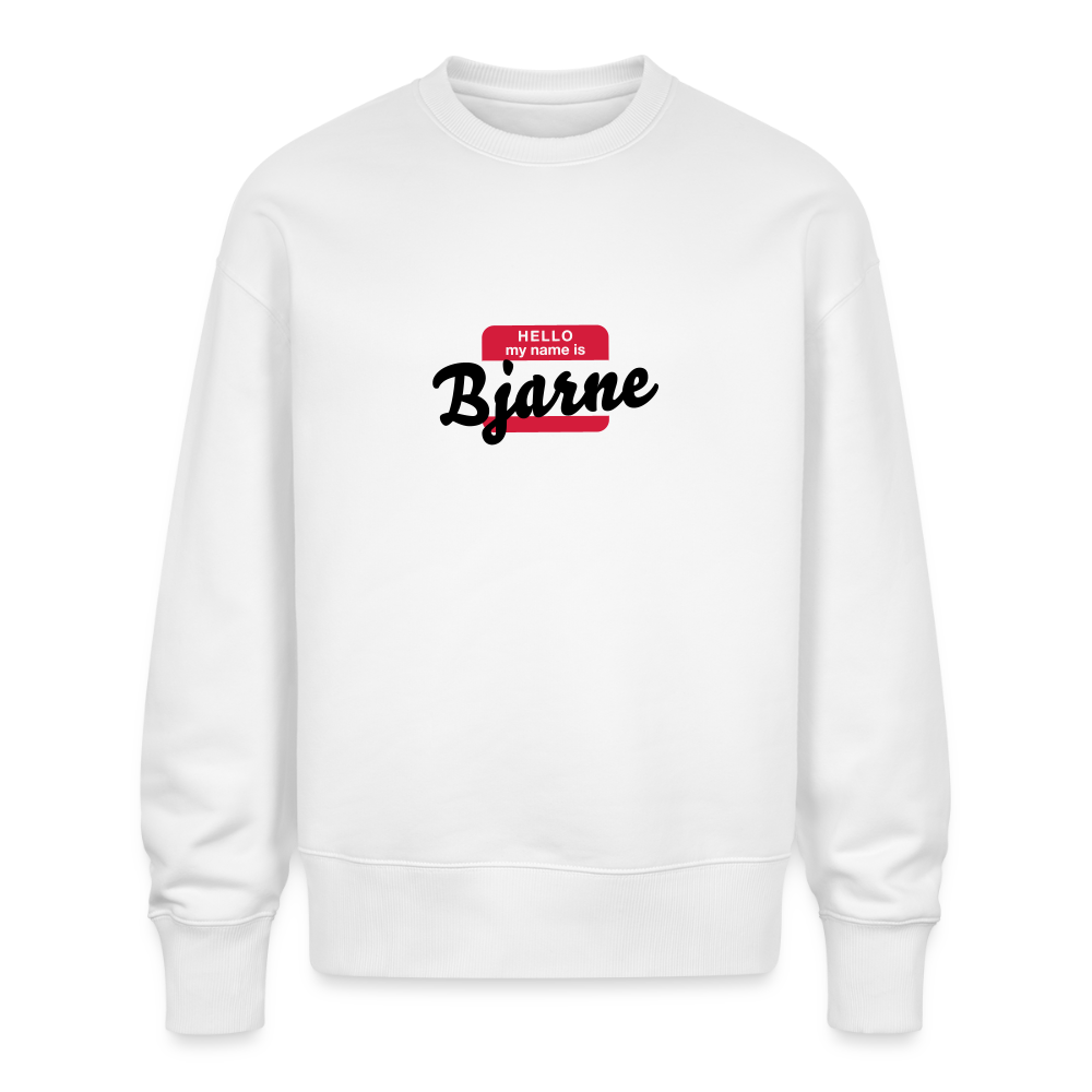 Sweatshirt OS 350 g/m² NAME - BRUDI_BJARNE - white