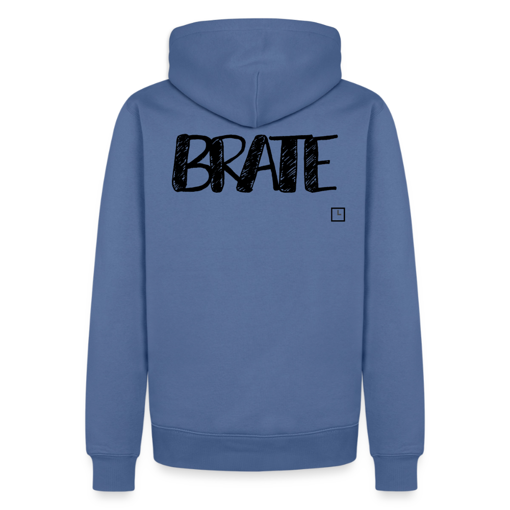 HOODIE BRATE - stone blue