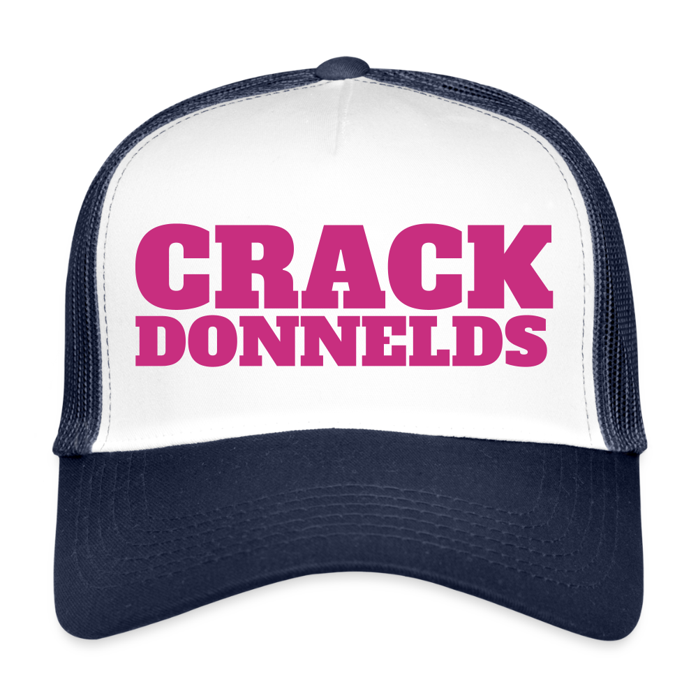 MESHCAP DT_M/CRACK - white/navy