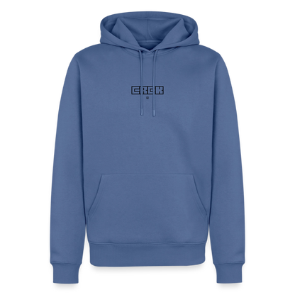 HOODIE CRCK - stone blue