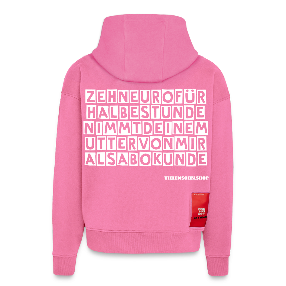 HOODIE W/WHO?MORE3 - AURA PINK