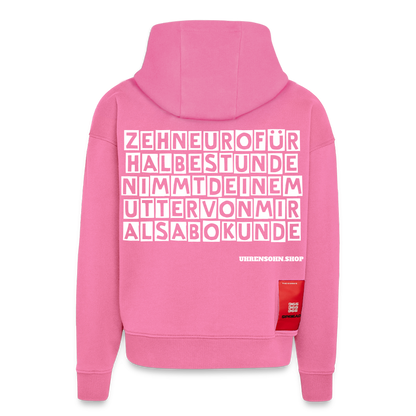 HOODIE W/WHO?MORE3 - AURA PINK
