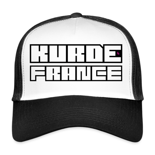 MESHCAP UNISEX INC_"KURDE1" - white/black