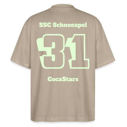 T-Shirt OS 200 g/m² - DTC - GLOWY_31SCHNEEAPEL - stone