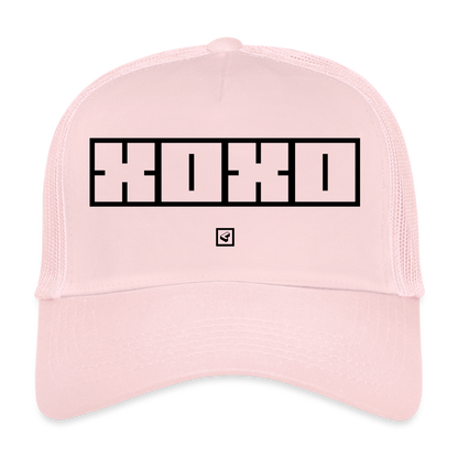 MESHCAP US_XOXO - pale pink