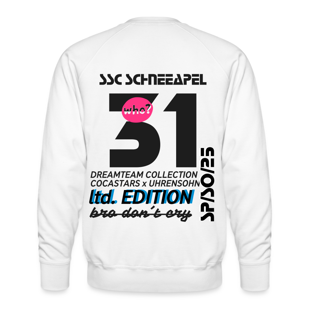 Men’s Premium Sweatshirt - DTW - 31SSCSCHNEEAPEL31 - white