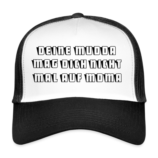MESHCAP UNISEX ZPC_"MDMA1" - white/black