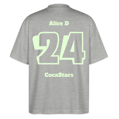T-Shirt OS 200 g/m² - DTC - GLOWY_24ALICE - heather grey