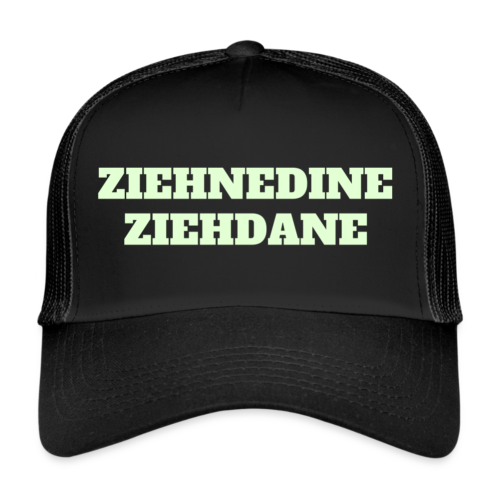MESHCAP - UNISEX - DTC GLOWY_11ZIEHNEDINE - black/black