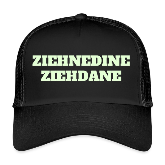 MESHCAP - UNISEX - DTC GLOWY_11ZIEHNEDINE - black/black