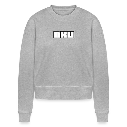 W.O. Cropped Sweatshirt - DKU - heather grey